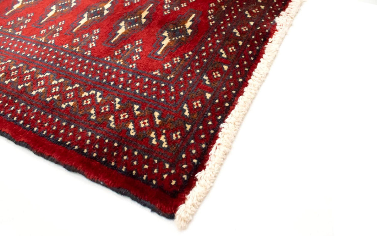 Alfombra Turkaman - 130 x 60 cm - rojo