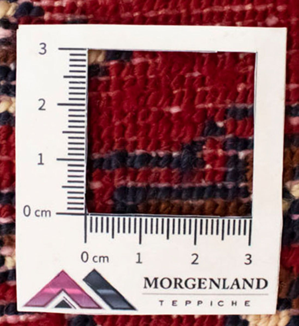 Alfombra Turkaman - 130 x 60 cm - rojo