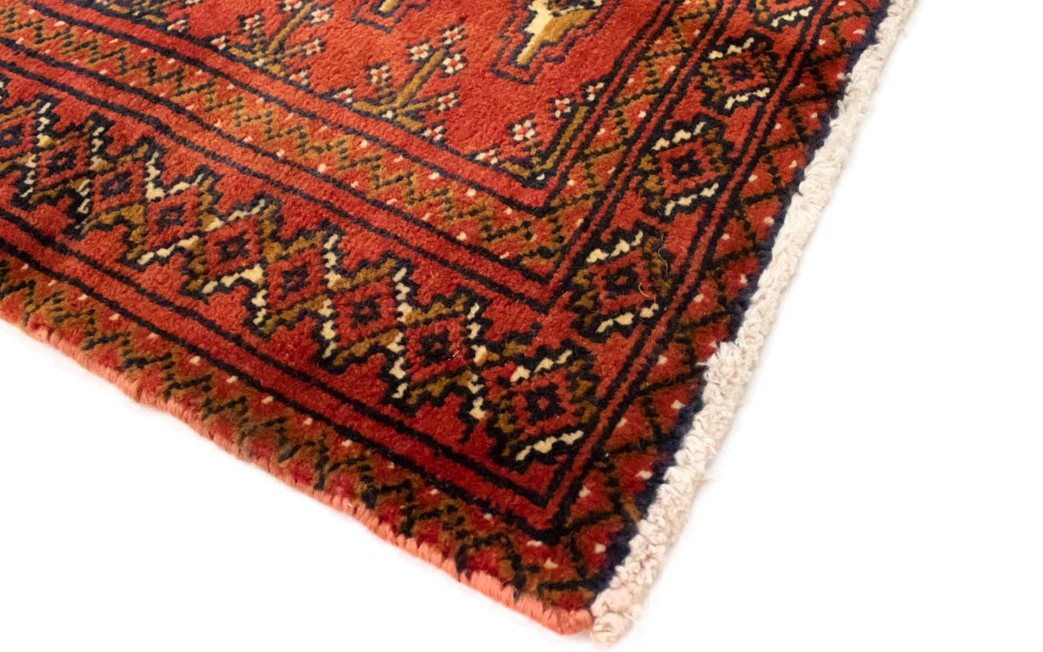 Alfombra Turkaman - 130 x 60 cm - óxido
