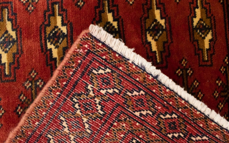 Alfombra Turkaman - 130 x 60 cm - óxido