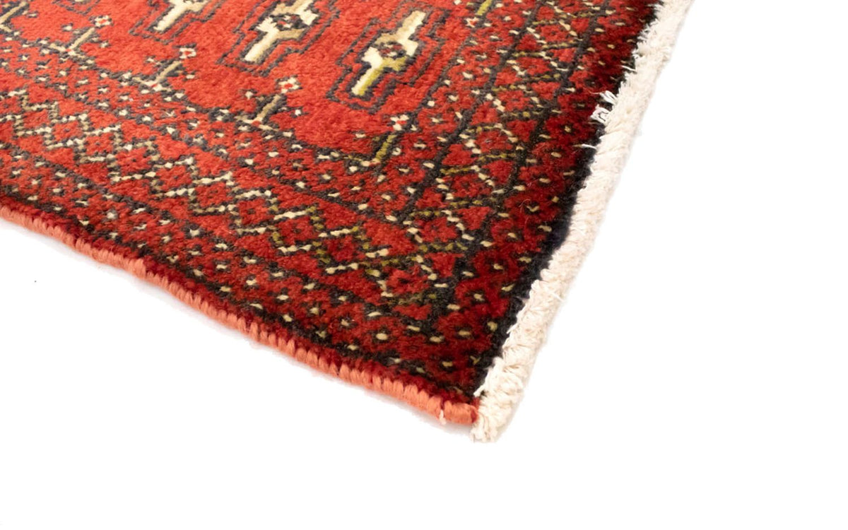 Alfombra Turkaman - 130 x 60 cm - rojo