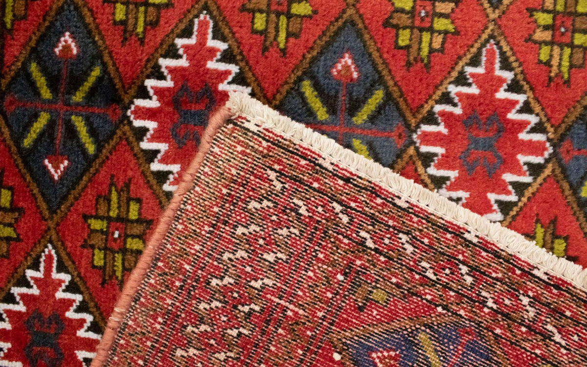 Alfombra Turkaman - 130 x 60 cm - naranja