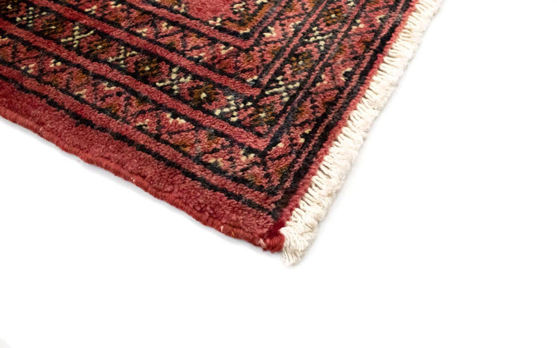 Alfombra Turkaman - 130 x 60 cm - rojo claro