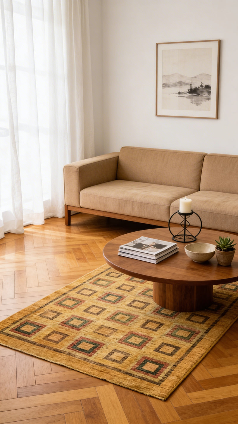Alfombra Ziegler - Moderna - 281 x 203 cm - amarillo