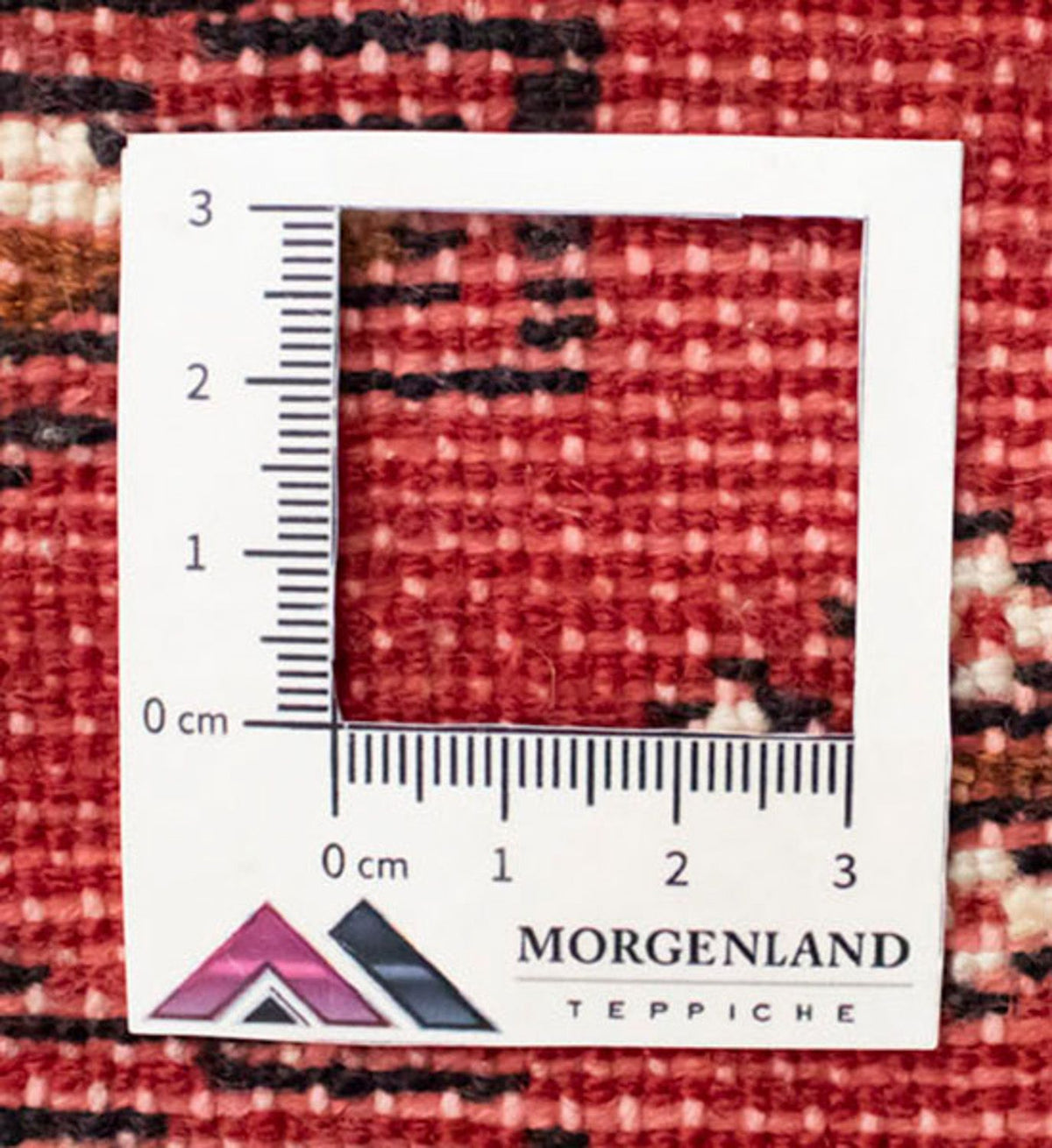 Alfombra Turkaman - 130 x 60 cm - rojo