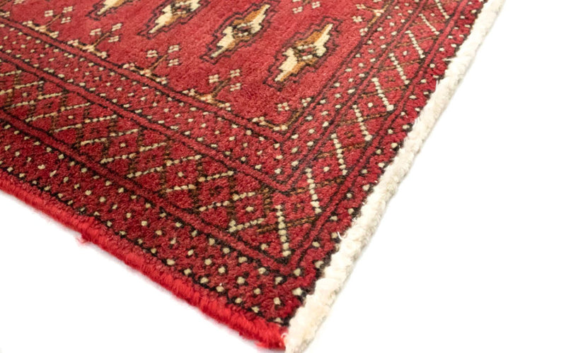 Alfombra Turkaman - 130 x 60 cm - rojo