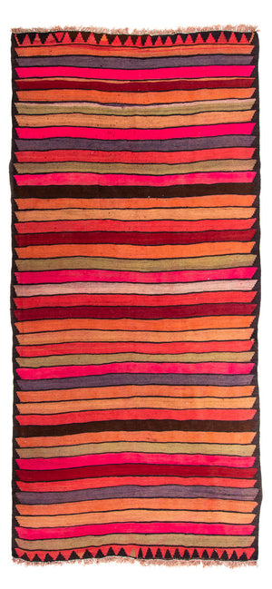 Alfombra de pasillo Alfombra Kelim - Antigua - 325 x 160 cm - multicolor