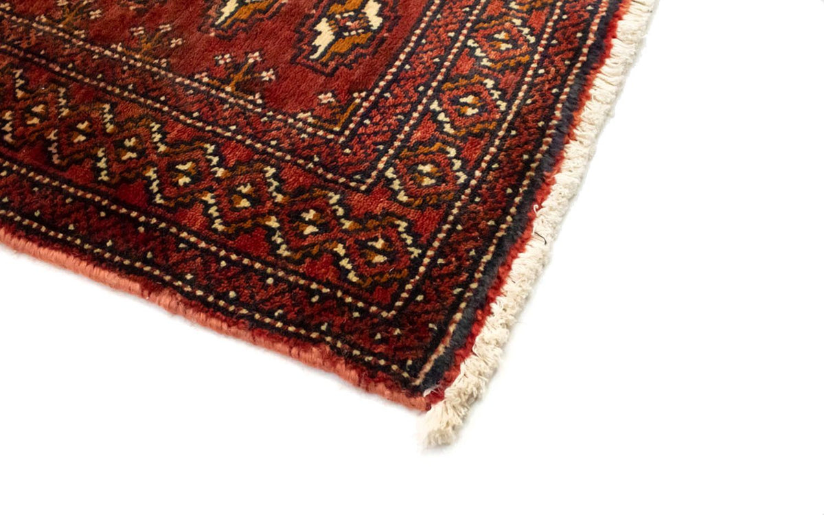 Alfombra Turkaman - 130 x 60 cm - rojo