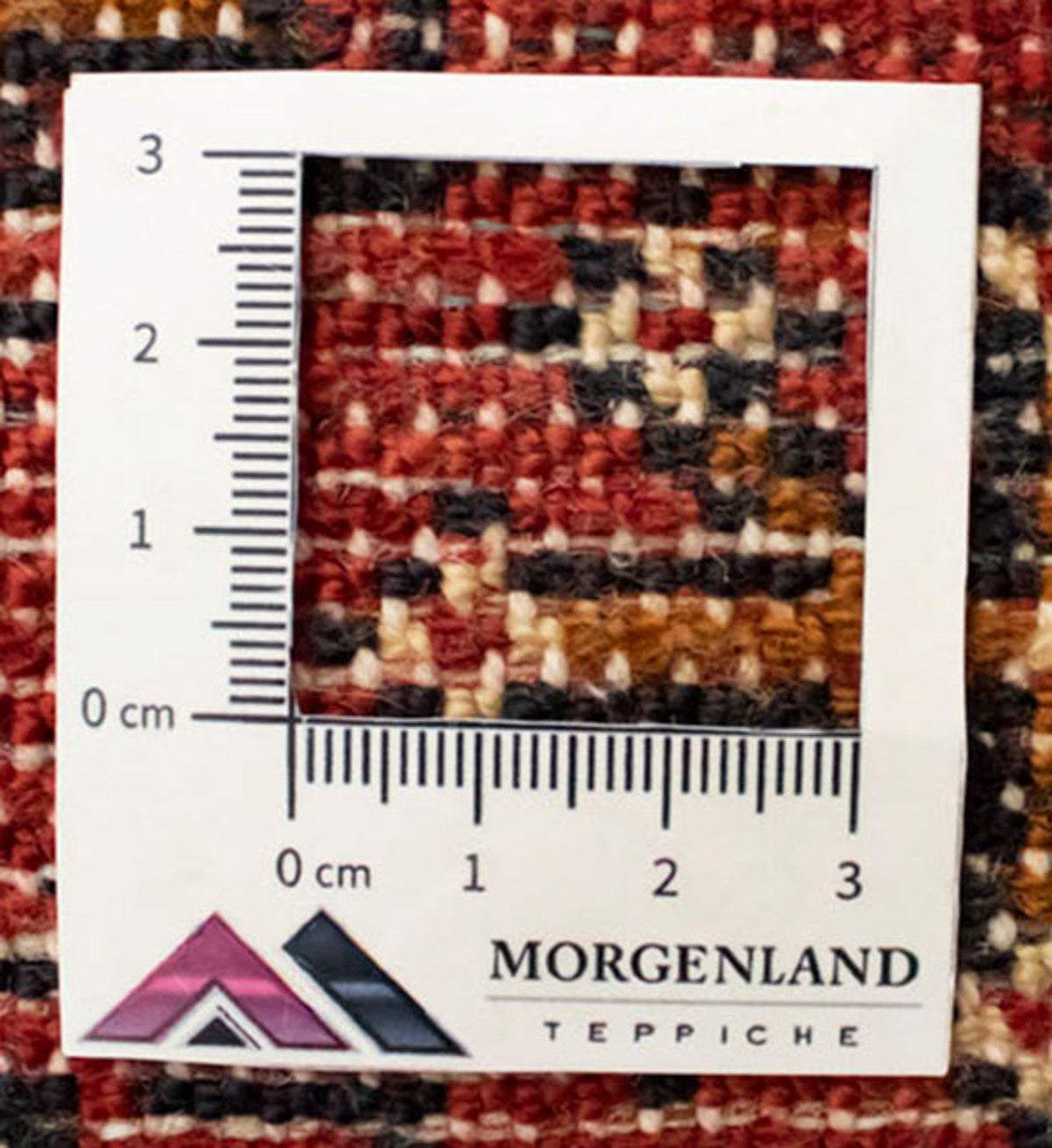 Alfombra Turkaman - 130 x 60 cm - rojo