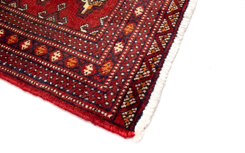 Alfombra Turkaman - 130 x 60 cm - rojo