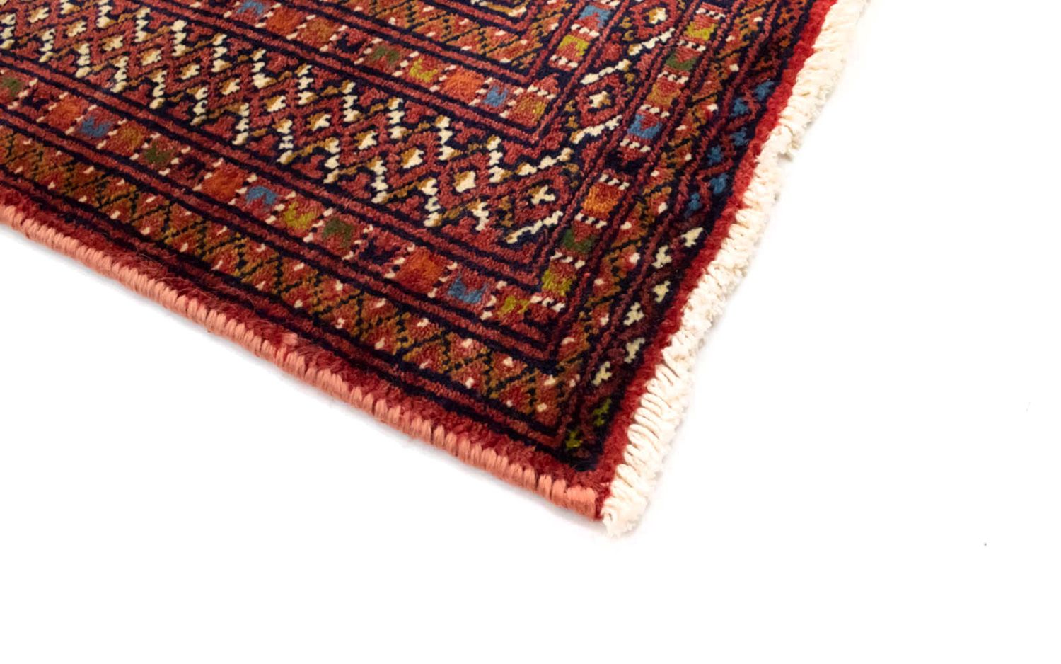 Alfombra Turkaman - 130 x 60 cm - rojo