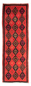 Alfombra de pasillo Alfombra Kelim - Antigua - 400 x 140 cm - multicolor