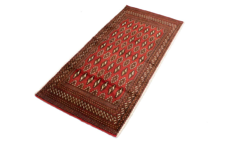 Alfombra Turkaman - 130 x 60 cm - óxido