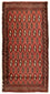 Alfombra Turkaman - 130 x 60 cm - óxido