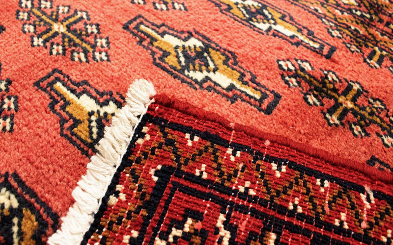 Alfombra Turkaman - 130 x 60 cm - rojo