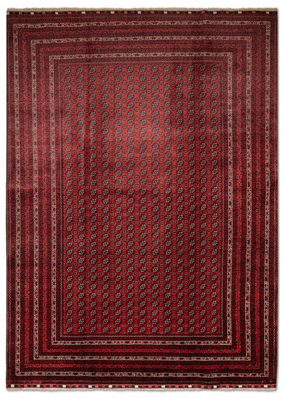 Bukhara Alfombra 197x301cm - Alfombra oriental - rojo