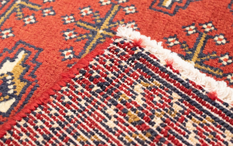 Alfombra Turkaman - 130 x 60 cm - óxido