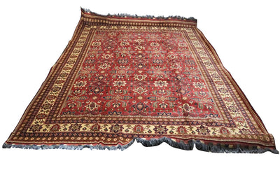Hatchlu Alfombra 401x492cm - Alfombra oriental - rojo