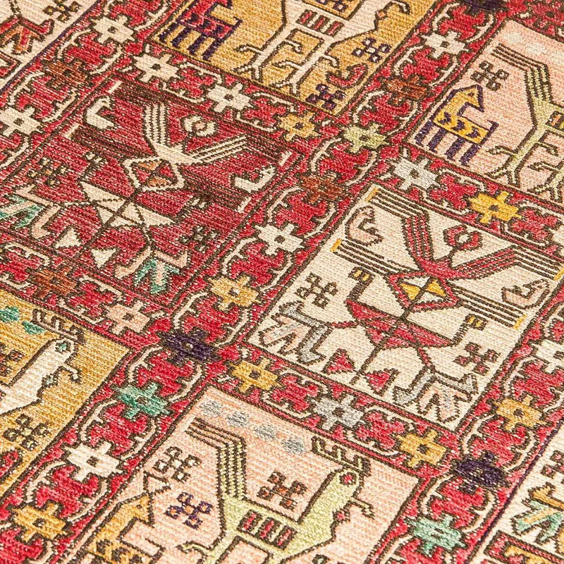 Alfombra Kelim - Oriental - 97 x 75 cm - rojo