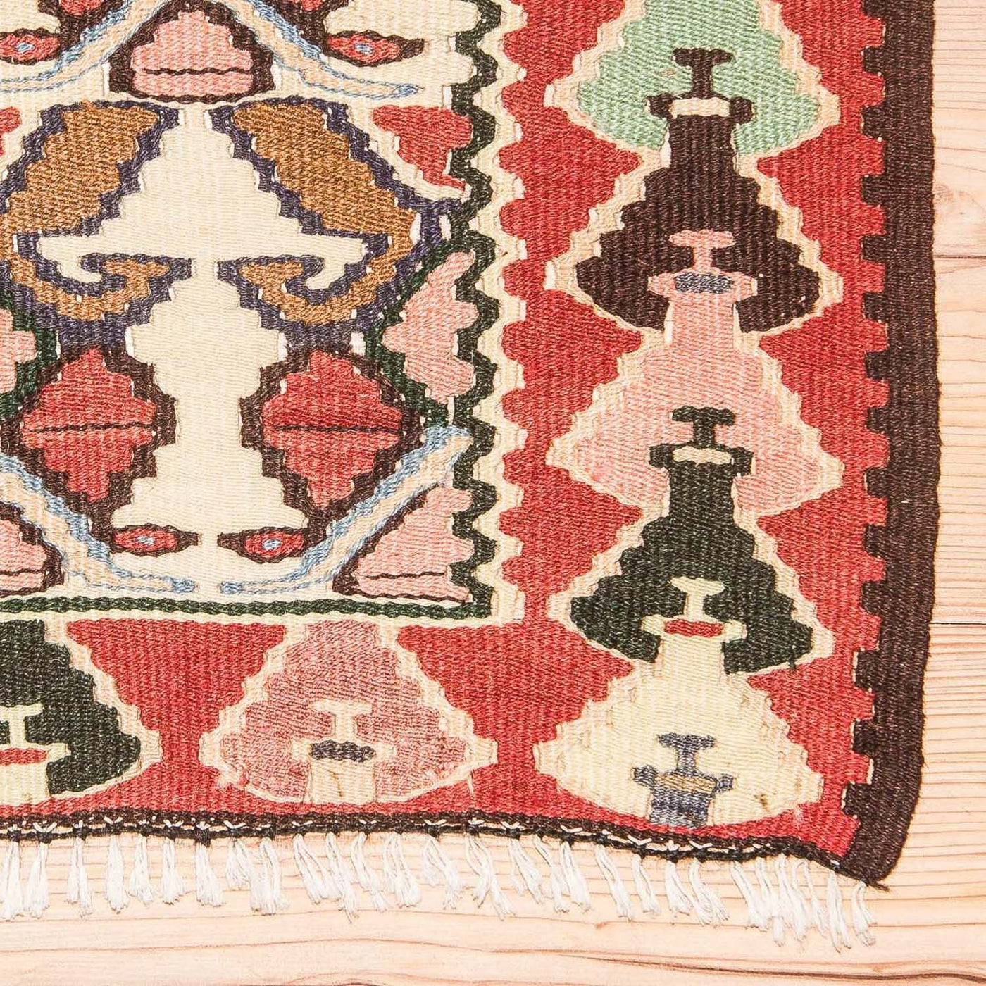 Kilim antiguo Alfombra 143x119cm