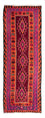 Alfombra de pasillo Alfombra Kelim - Antigua - 390 x 141 cm - multicolor