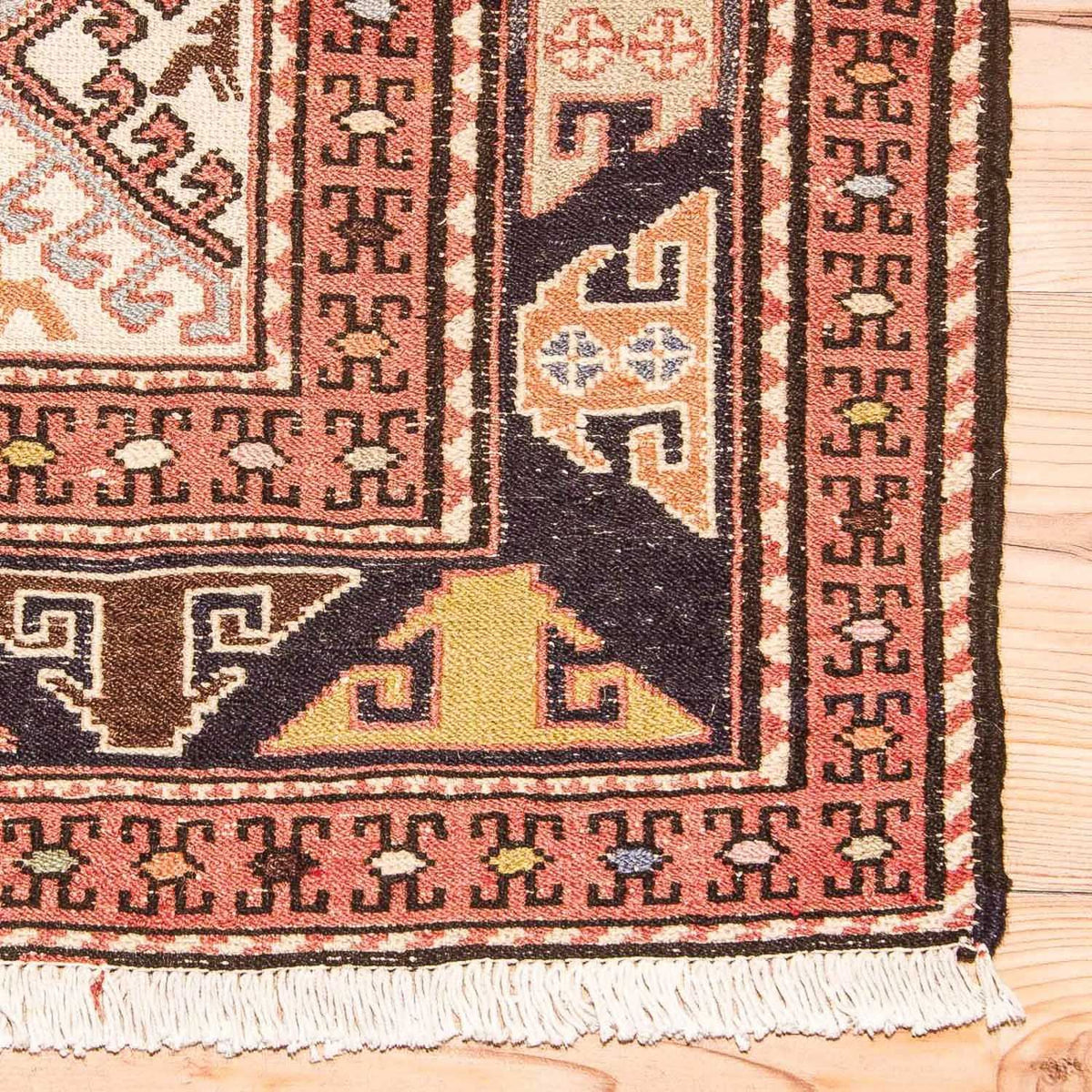 Kilim de seda Alfombra 122x194cm