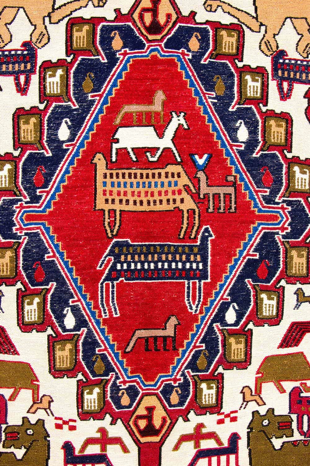 Alfombra Kelim - Oriental - 192 x 110 cm - beige