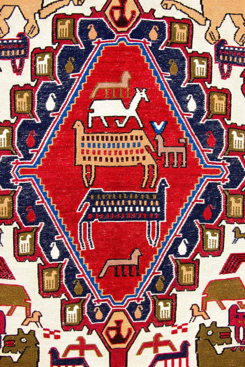 Alfombra Kelim - Oriental - 192 x 110 cm - beige