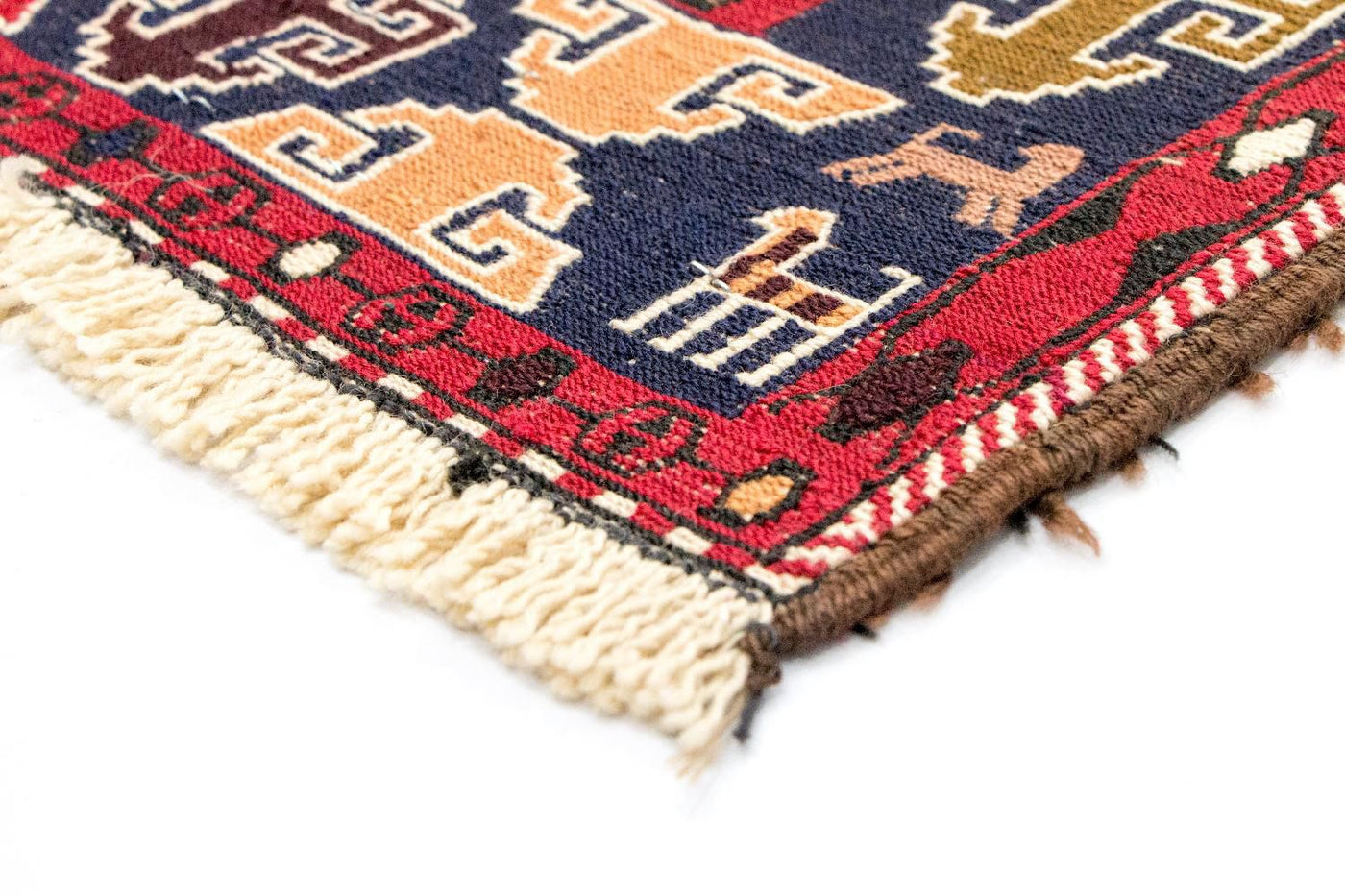 Kilim de seda Alfombra 192x110cm