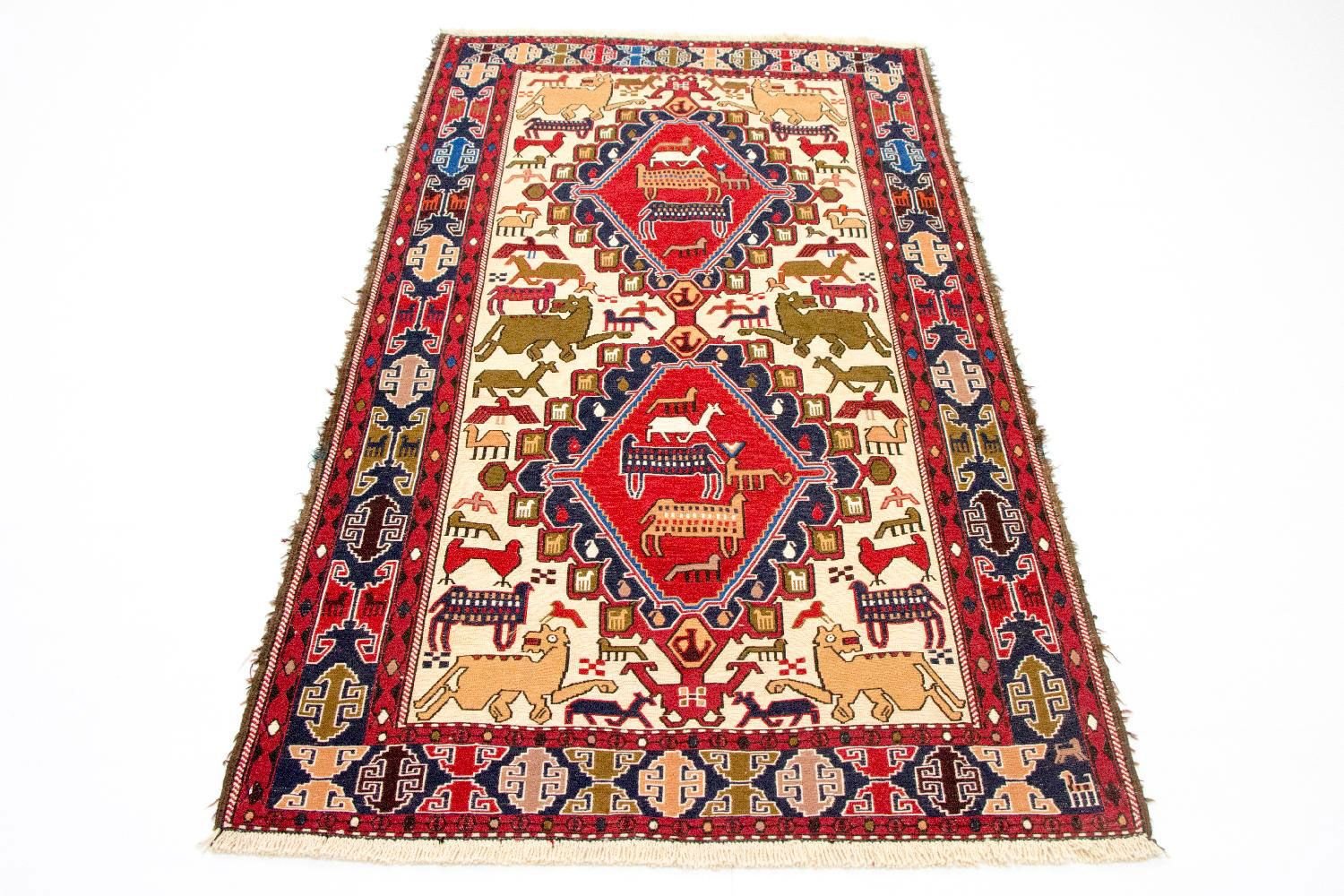 Alfombra Kelim - Oriental - 192 x 110 cm - beige