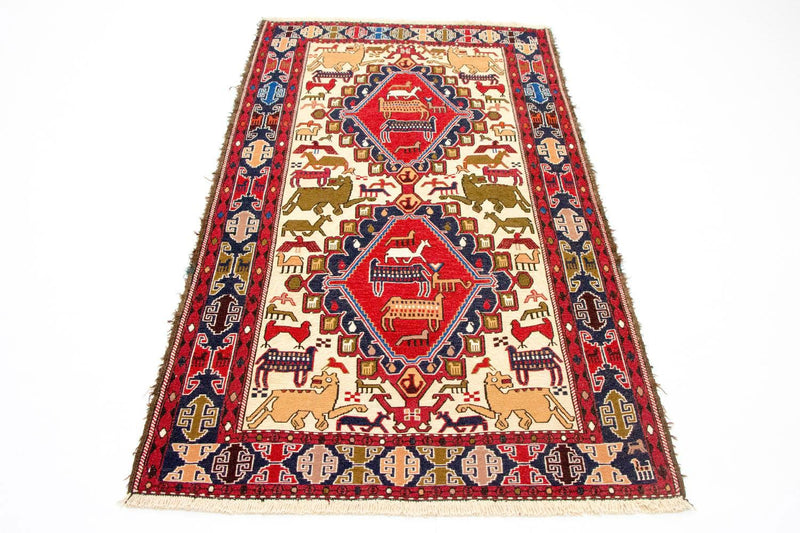 Alfombra Kelim - Oriental - 192 x 110 cm - beige