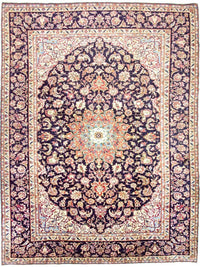 Alfombra persa - Clásica - 412 x 295 cm - azul oscuro