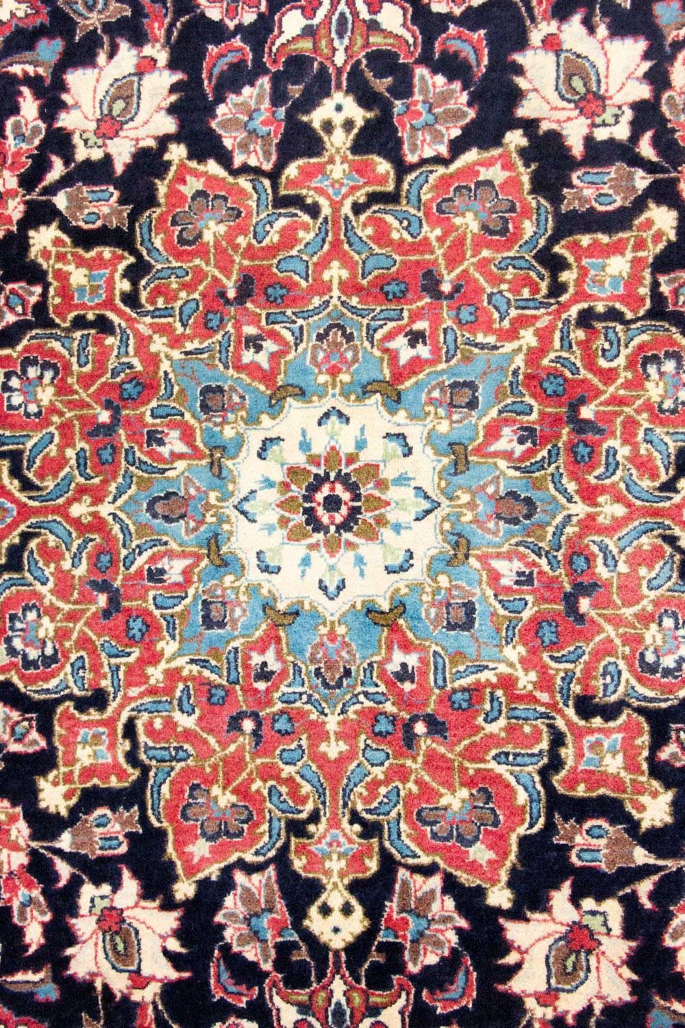 Alfombra persa - Clásica - 412 x 295 cm - azul oscuro