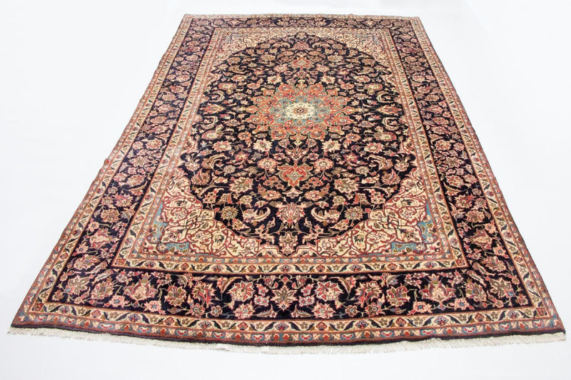 Alfombra persa - Clásica - 412 x 295 cm - azul oscuro