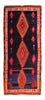Alfombra de pasillo Alfombra Kelim - Antigua - 315 x 150 cm - multicolor