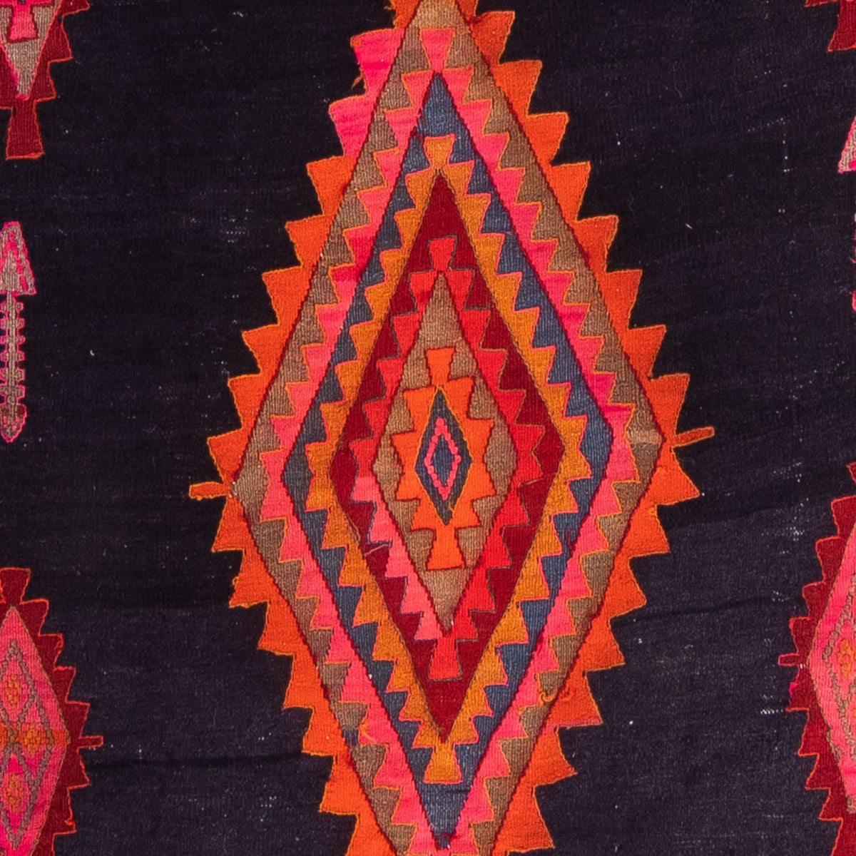 Alfombra de pasillo Alfombra Kelim - Antigua - 315 x 150 cm - multicolor