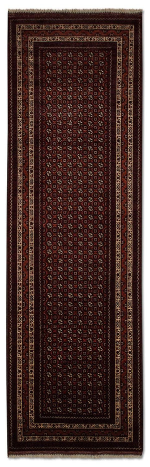 Alfombra de pasillo Alfombra afgana - Bukhara - 292 x 86 cm - rojo