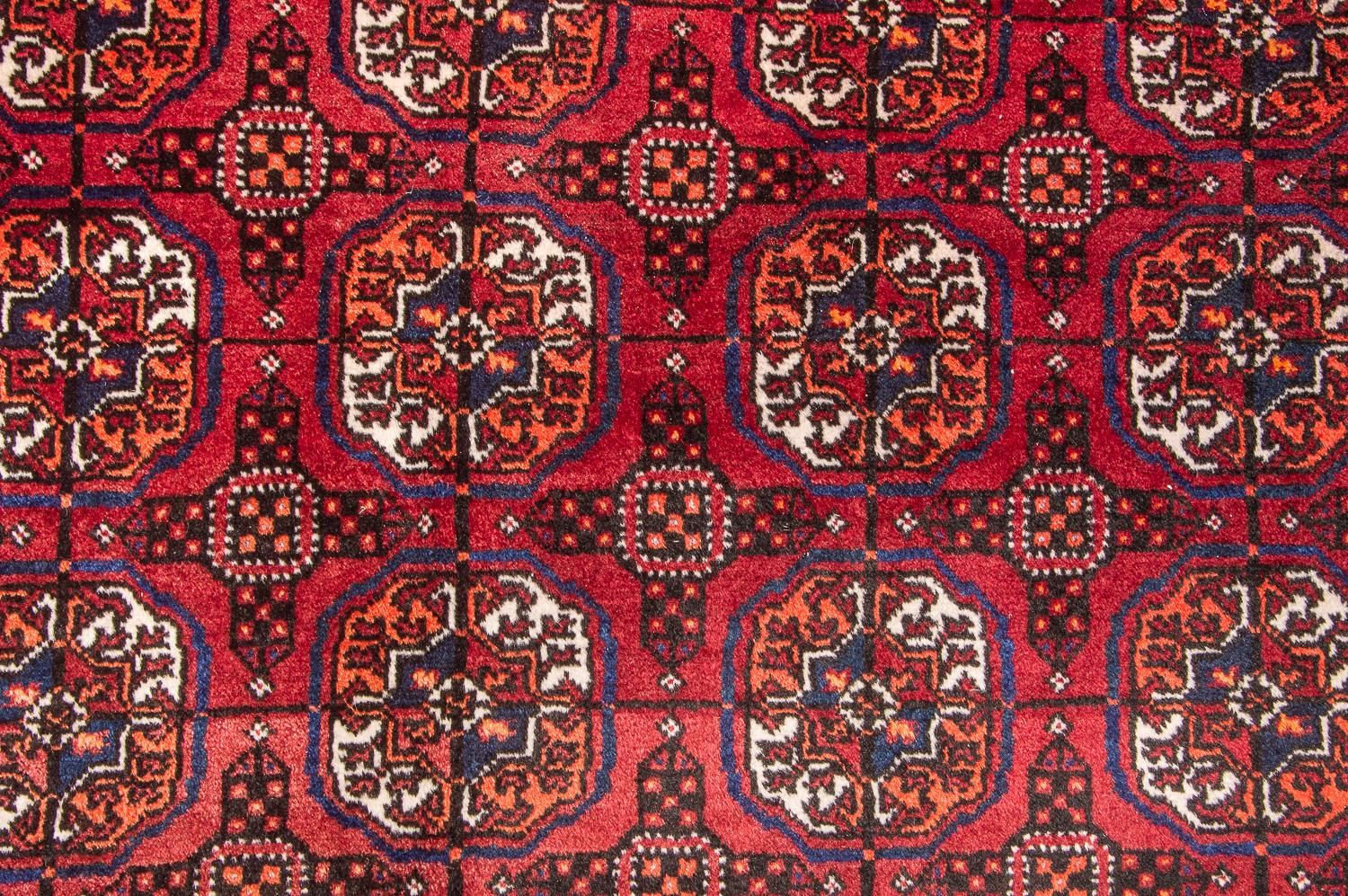 Alfombra de pasillo Alfombra afgana - Bukhara - 292 x 86 cm - rojo