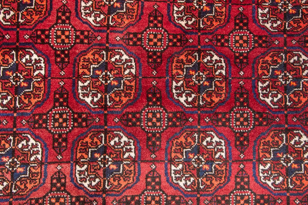 Alfombra de pasillo Alfombra afgana - Bukhara - 292 x 86 cm - rojo