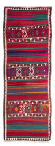Kilim antiguo Alfombra 140x370cm
