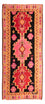 Alfombra de pasillo Alfombra Kelim - Antigua - 330 x 150 cm - multicolor
