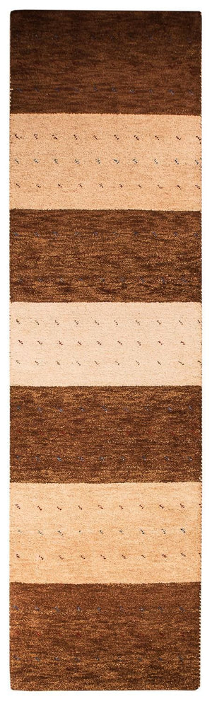 Alfombra de pasillo Alfombra Gabbeh - Indus - 302 x 82 cm - multicolor
