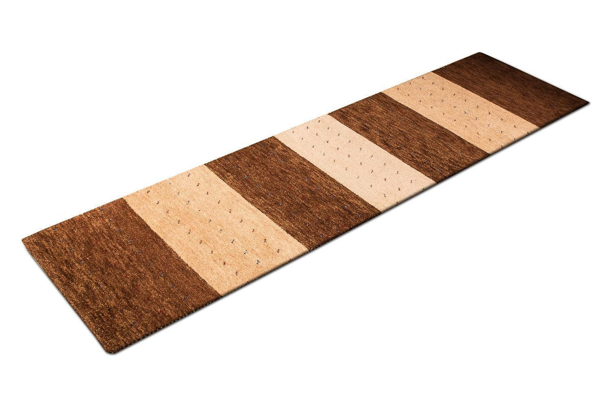 Alfombra de pasillo Alfombra Gabbeh - Indus - 302 x 82 cm - multicolor