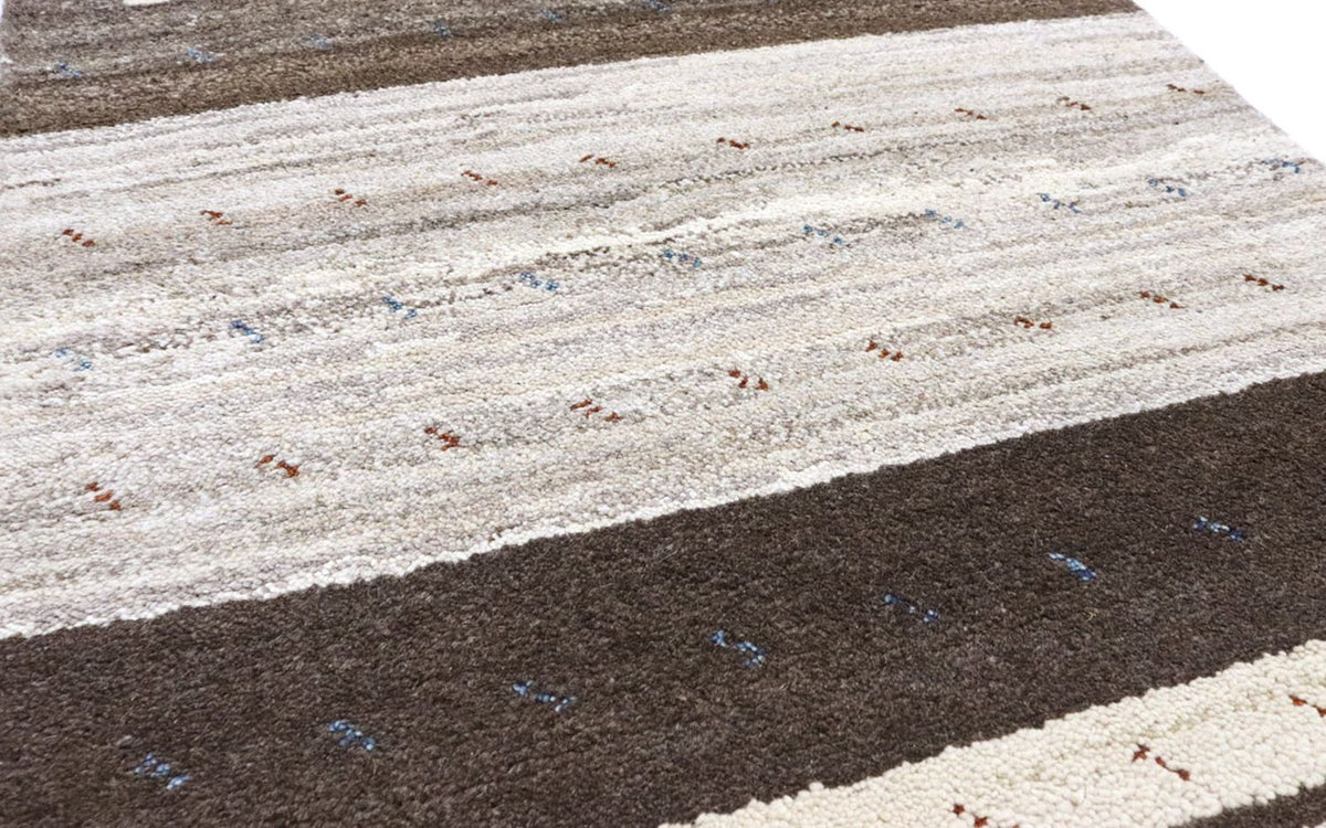 Alfombra de pasillo Alfombra Gabbeh - Indus - 293 x 81 cm - multicolor