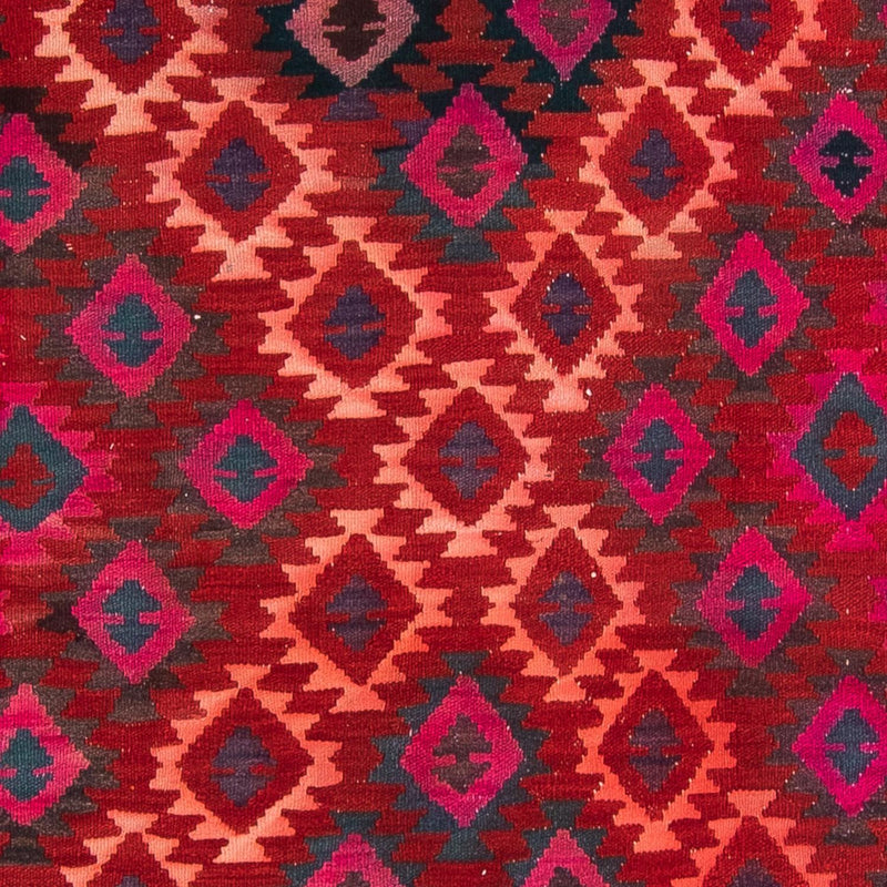Alfombra de pasillo Alfombra Kelim - Antigua - 350 x 150 cm - multicolor