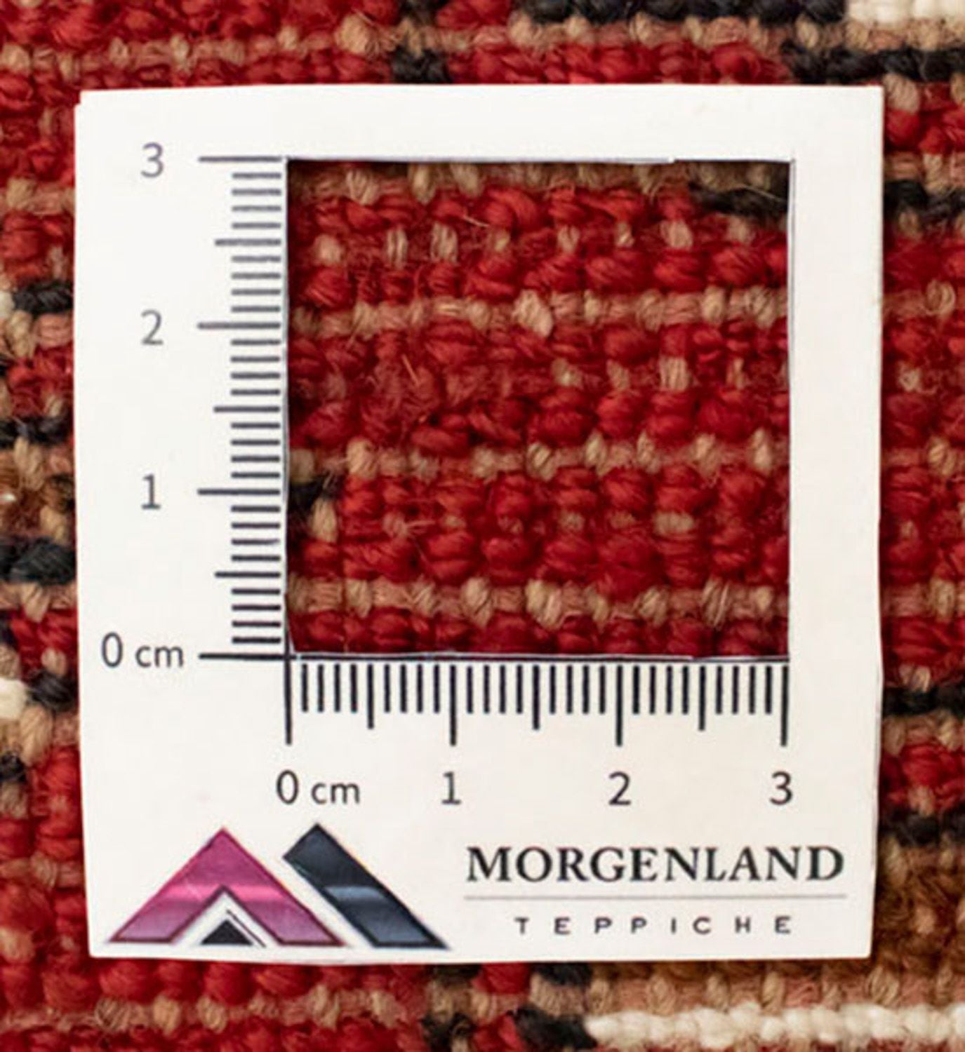 Alfombra Turkaman - 130 x 60 cm - rojo