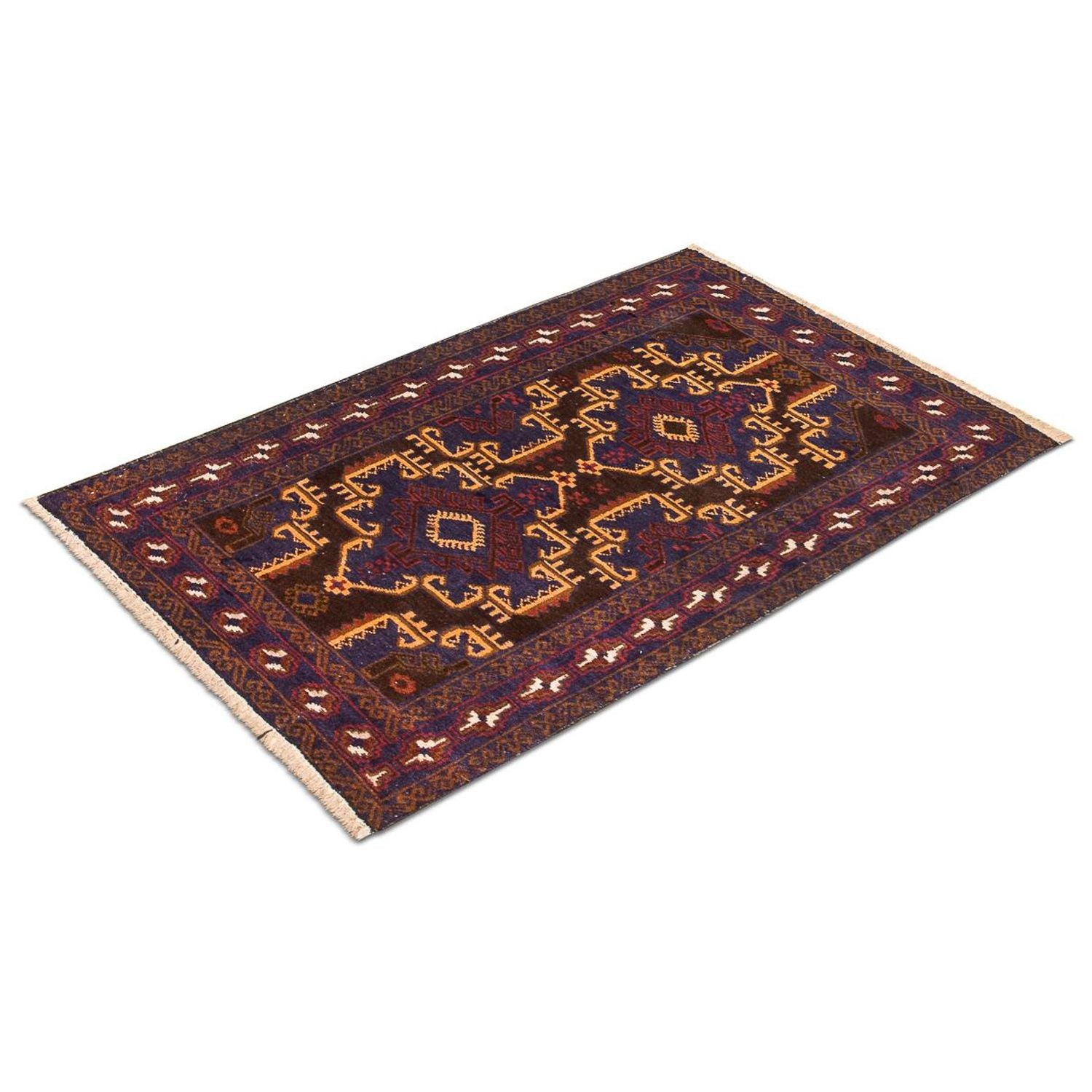 Alfombra Belutsch - 133 x 81 cm - azul