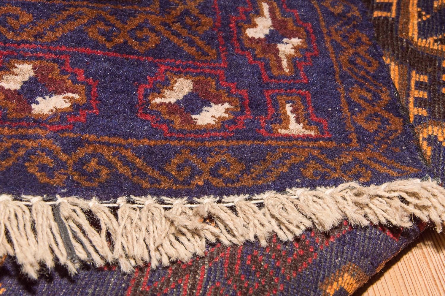 Alfombra Belutsch - 133 x 81 cm - azul