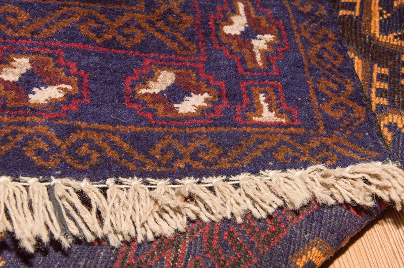 Alfombra Belutsch - 133 x 81 cm - azul