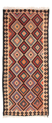 Alfombra de pasillo Alfombra Kelim - Antigua - 225 x 112 cm - multicolor